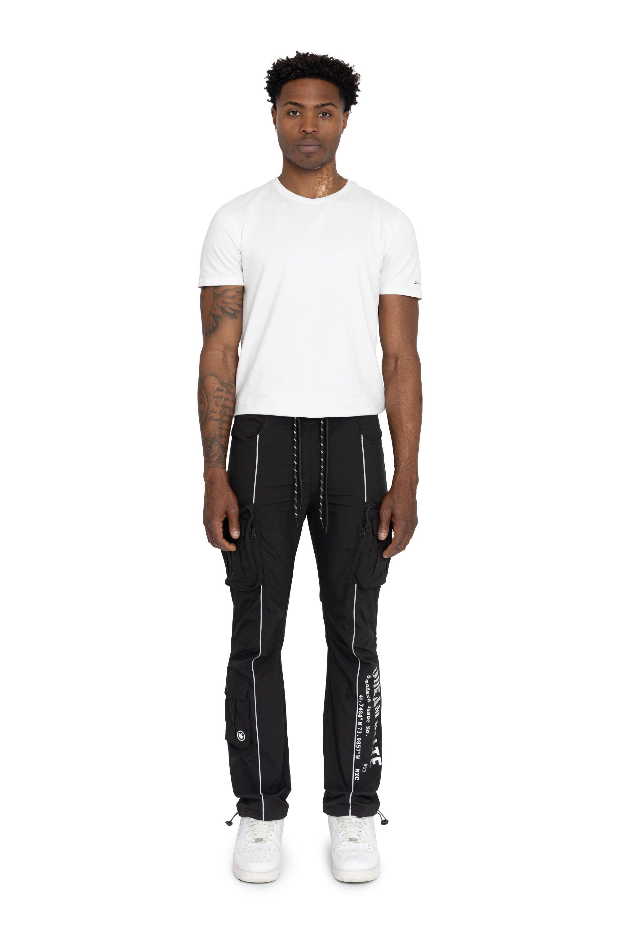 REFLECTIVE PIPING UTILITY WVN PNT - BLACK